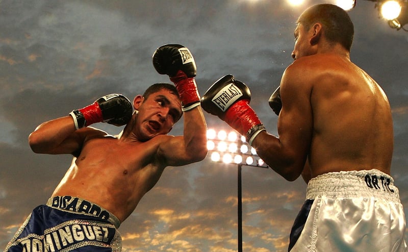 Boxing Fight in Boxing Ring